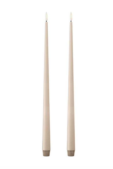 LED Taper Candles - Ice Latte (no. 11)