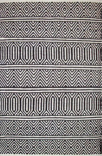 Geo Black Rug