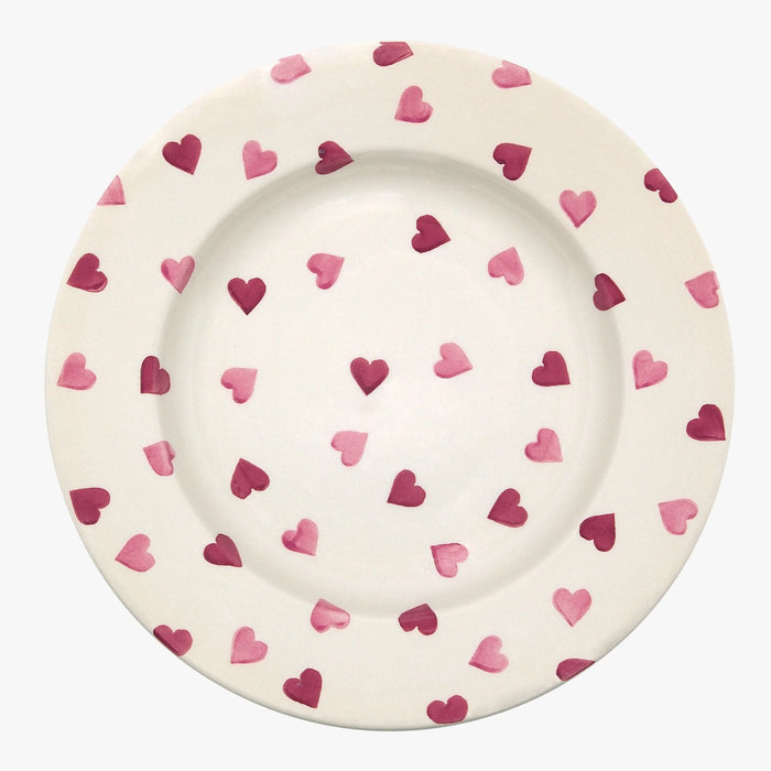 Pink Hearts 10 1/2" Plate