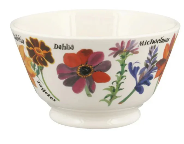 Autumn Flower Small Old Bowl