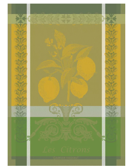 Jacquard Tea Towel - Citron Zeste