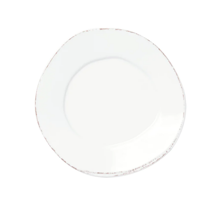 Melamine Lastra White Salad Plate