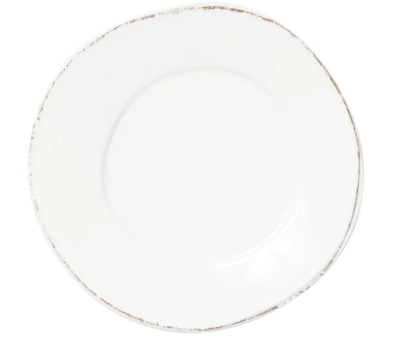 Melamine Lastra White Dinner Plate