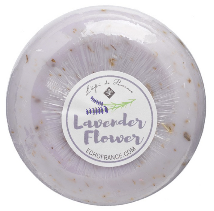 L'epi de Provence Round Bar Soap Lavender Flower
