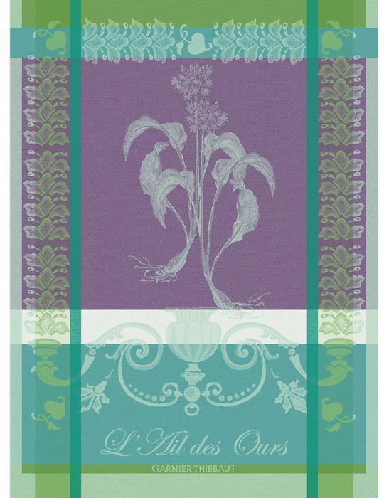 Jacquard Tea Towel - L'Ail des Ours