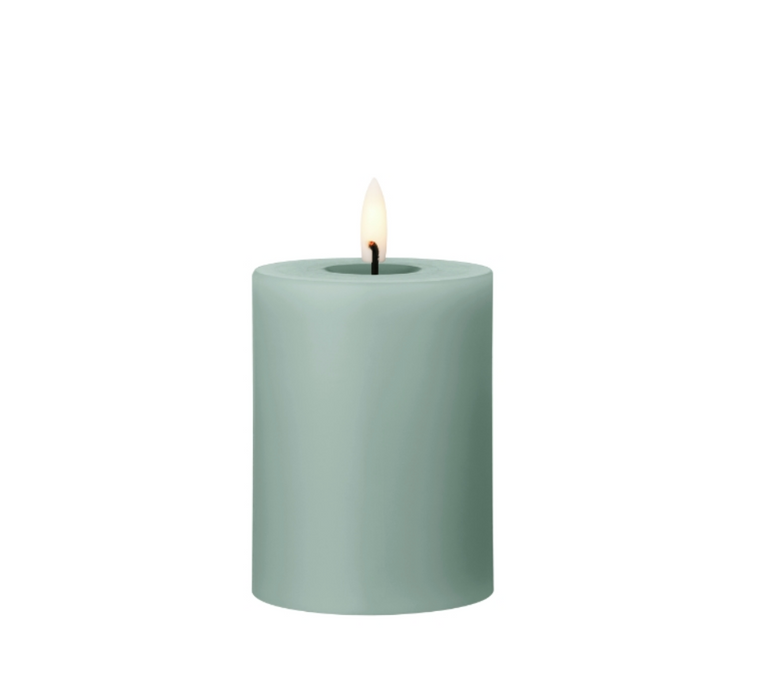LED Pillar Candle - Jade Stone (no. 67)
