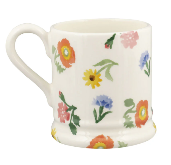 Poppies & Pinks Mum 1/2 PInt Mug