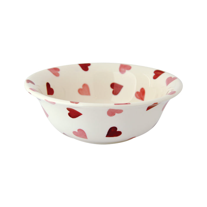 Pink Hearts Cereal Bowl