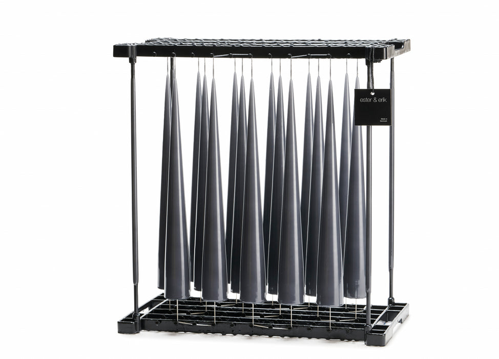 Cone Candle - Dark Grey